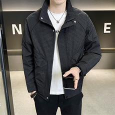 抖音立领休闲百搭外套男装夹克C317-7066-P110，男装夹克，电商C317