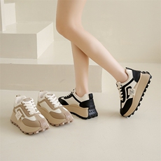 春季新款韩版透气阿甘鞋女ins学生休闲鞋厚底跑步女鞋，女鞋休闲鞋，电商A223