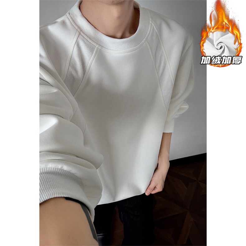 2025HW25813加绒港风内景大码圆领卫衣M-5XHW251042-特P30，男装卫衣，电商A022