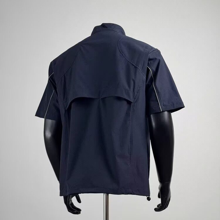 日系半拉链套头立领短袖男夏季速干工装T恤休闲上衣潮TA76-P35,男装T恤,星座208-5