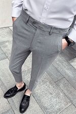 春夏英伦休闲西裤韩版修身小脚裤商务长裤九分裤ZD88，男装休闲裤，星座1904A