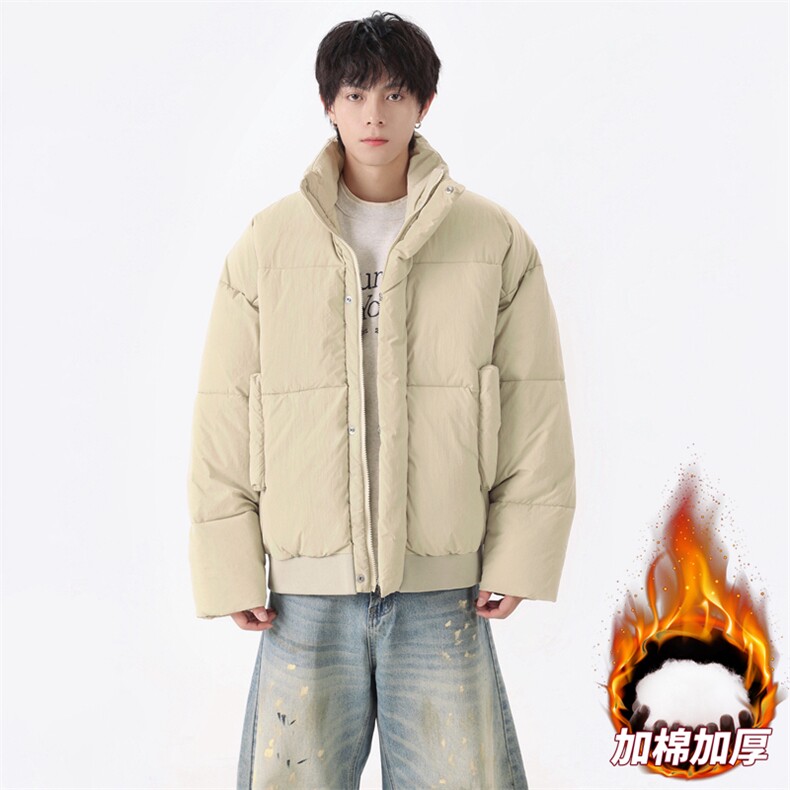 男女冬季加绒加厚立领防水保暖棉服大衣A406 MY8817 P85图片