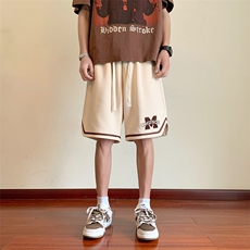 DK6966P35红地板华棉短裤篮球大码宽松户外时尚休闲夏季短裤男，男装休闲裤，星座510A-1