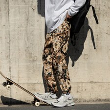 秋季新品风复古油画碎花提花无弹宽松哈伦裤K280，男装休闲裤，星座305A（原312A-1）