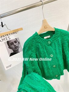 新款韩版小花短款开衫 均码 现货图片