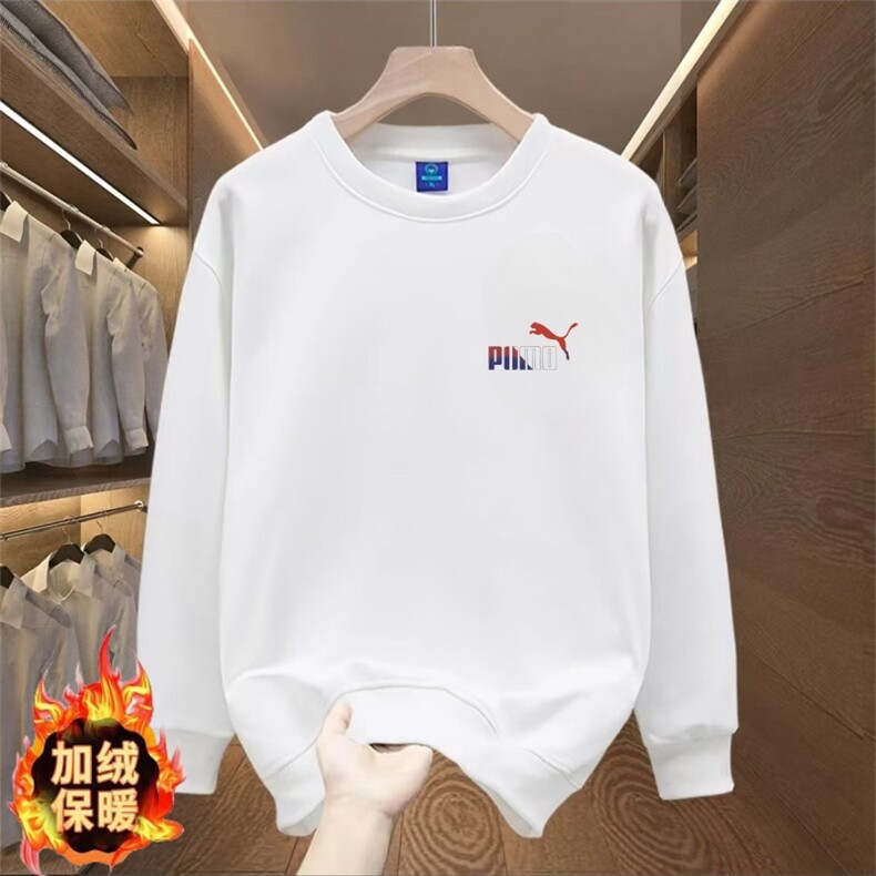 1506A/GJ46860/P39新款秋冬休闲加绒加厚圆领长袖卫衣,男装卫衣,星座1506A