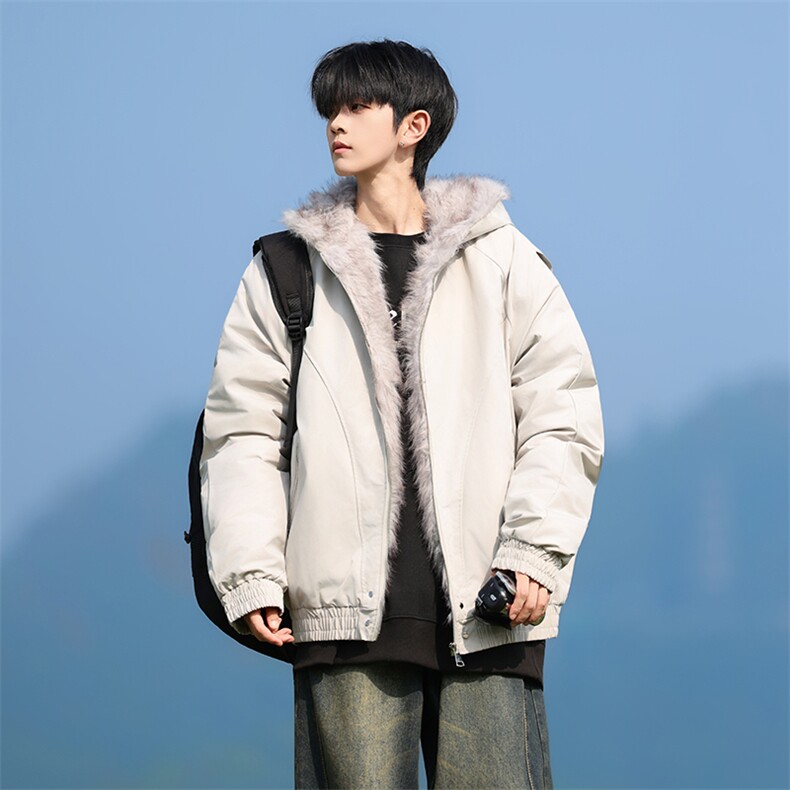 M8602-P95冬季新款男女同款座山雕连帽棉衣外套,男装棉衣,星座109