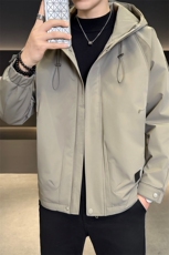加棉加厚男士秋冬新款连帽青年简约休闲保暖夹克外套NM826-P110，男装夹克，星座310B-3
