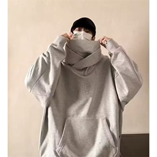 重磅高质量堆堆领卫衣男连帽加绒加厚款RCW10加绒P55常规45，男装卫衣，星座1116-2