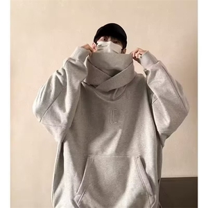 重磅高质量堆堆领卫衣男连帽加绒加厚款 RCW10 加绒P55  常规45图片