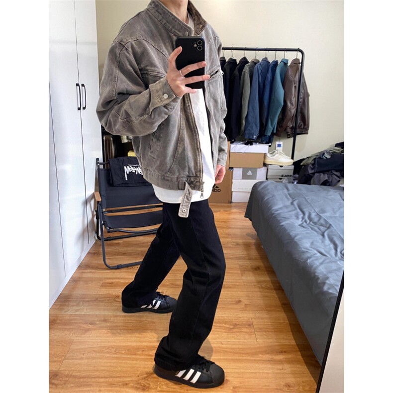 【有货】cleanfit短款哈灵顿外套男美式重工工装夹克JK04CC-特P78,男装夹克,星座1007（原301D）