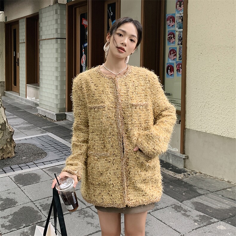 法式气质高级感流苏小香风外套女2025春秋季新款宽松显瘦洋气上衣,女装大码女装,浙宝208
