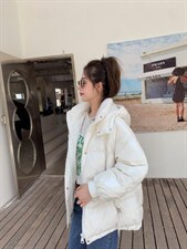 时尚休闲羽绒服，白鸭绒，女装羽绒服，川哲