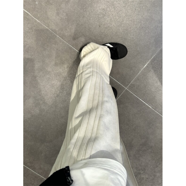 【网图】美式侧边条纹休闲卫裤潮垂感直筒阔腿休闲裤子K034CC-P42,男装休闲裤,星座1007（原301D）
