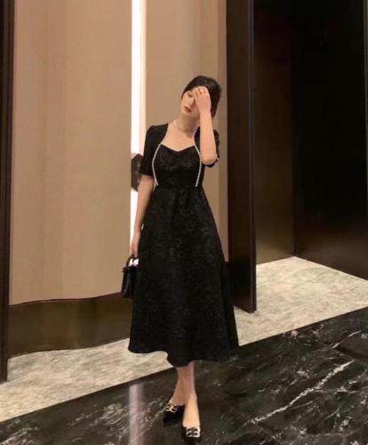 珍珠连衣裙，女装连衣裙，贻思茗