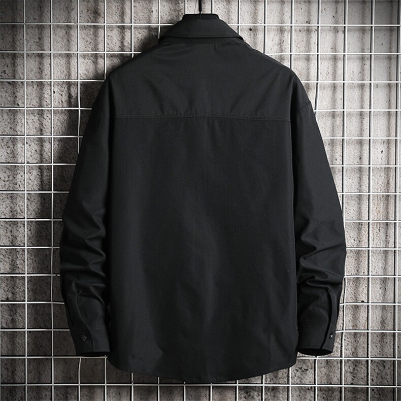 CS15061-P38长袖衬衫男士大码宽松衬衣男寸衫男寸衣,男装衬衫,电商A040A