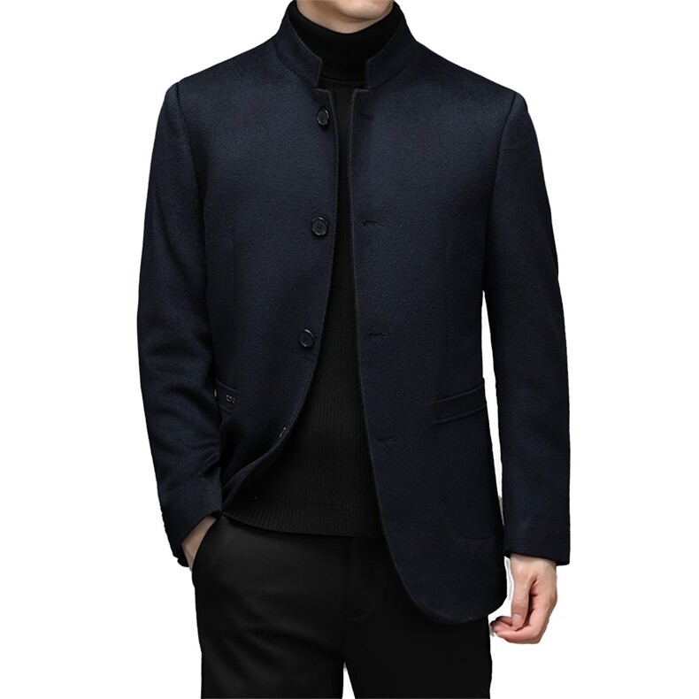 BW9808钱塘2020-2中年男士秋冬新款纯色简约百搭夹克外套P310,男装夹克,钱塘207-2