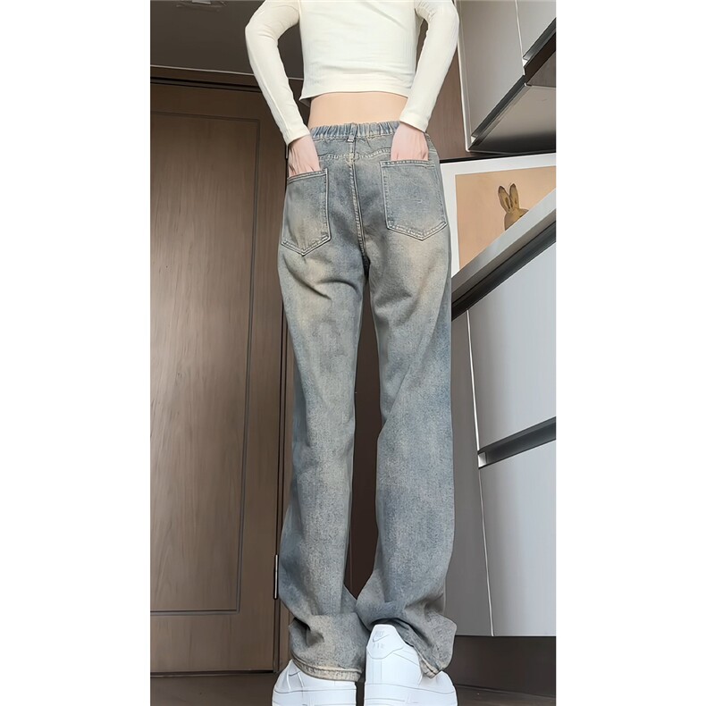 跑量款，大量现货！复古直筒牛仔裤男款高街裤子A080-9601-P38,男装牛仔裤,电商A080