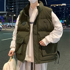 M2385-P95M-8XL大码工装复古oversize加厚坎肩棉衣马甲，男装背心/马甲，星座109