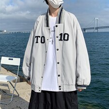 秋冬潮流港风街头宽松韩版外套男痞帅上衣ins夹克休闲W1373-P52，男装夹克，星座512-4