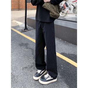 美式高街cleanfit直筒休闲裤男复古百搭显瘦长裤子K6602特P40图片