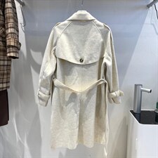 冬款韩版金丝呢料大衣，女装毛呢外套，cosette(4F)