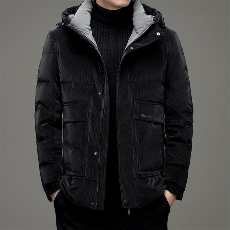 男装冬季新款保暖厚款男士外套潮流宽松羽绒服外套ZELD9816-P350,男装羽绒服,电商B212（原钱塘6029）
