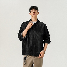 不褪色2026新高品质牛仔夹克宽松韩版工装潮流水洗外套N107/P98，男装夹克，星座202