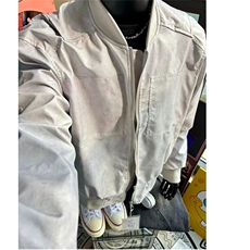 【有货】DM5005-P80短款外套男春秋美式高街棒球服飞行员工装夹克，男装棉衣，星座603-2