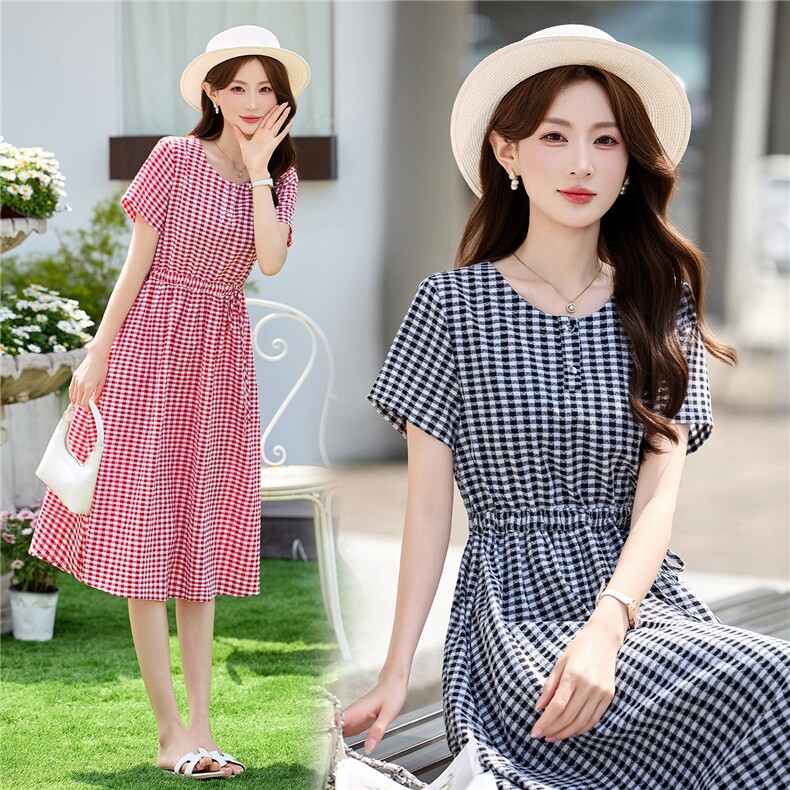 罗得堡2026夏季新款时尚休闲修身连衣裙2707，女装连衣裙，罗得堡