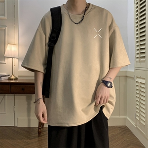 麂皮绒短袖t恤男大码半袖男 JD82305-P25图片