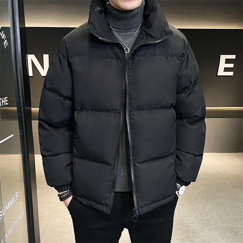 光版二开冬季棉衣男加厚棉袄青年潮棉服A266-P03-P30特批黑色P35,男装棉衣,电商A266