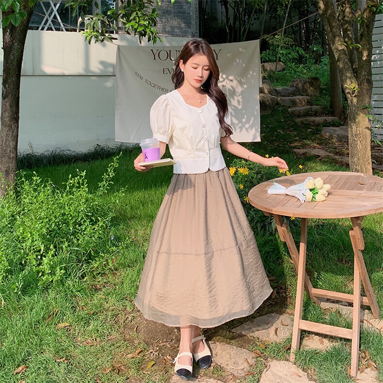 现货~数据好可主推法式气质两件套套裙女,女装套装/套裙,辉之琳