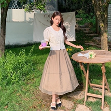 现货~数据好可主推法式气质两件套套裙女，女装套装/套裙，辉之琳