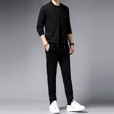 SA9615-3钱塘2020-2中青年男士百搭时尚休闲冬季卫衣套装P243，男装休闲套装，钱塘207-2