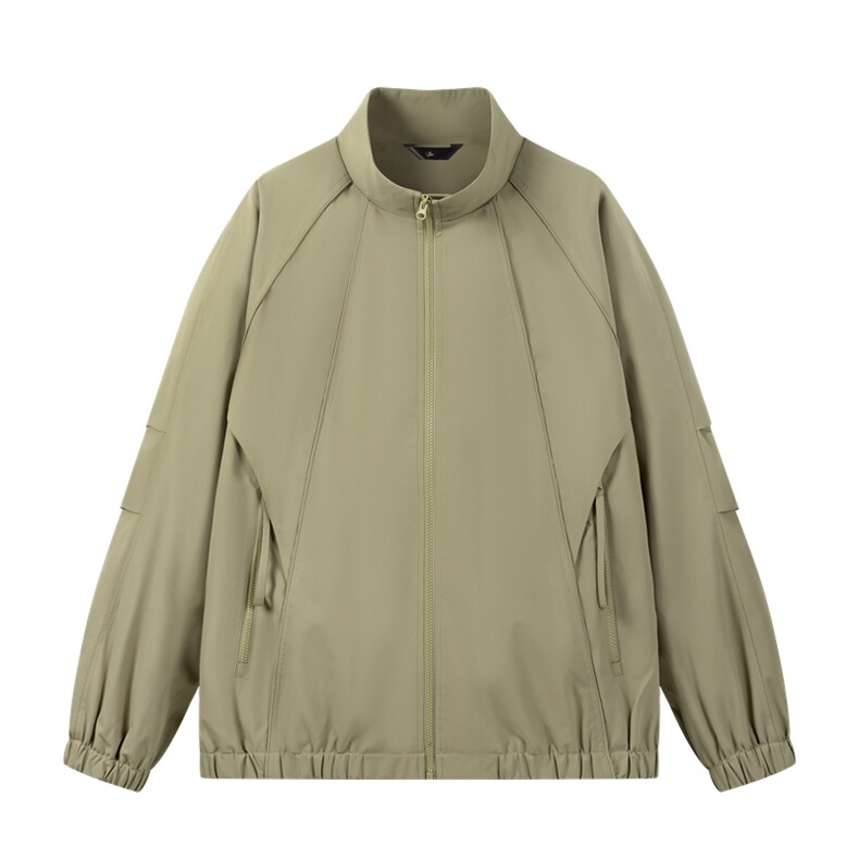 春季新款宽松立领夹克男纯色上衣外套DSA157B-JK7921-特P56,男装夹克,电商A157B