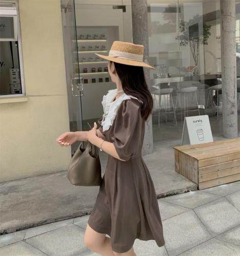 ins连衣裙颜色很是高级，女装连衣裙，DUOLINE(2F)