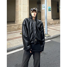 美式高级感夹克棉服男冬季加绒加厚双面穿皮毛一体外套A235/P138，男装夹克，星座206（原A221）