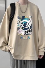 麂皮绒卫衣男大码重磅长袖t恤男JW81275-P35，男装卫衣，电商A040