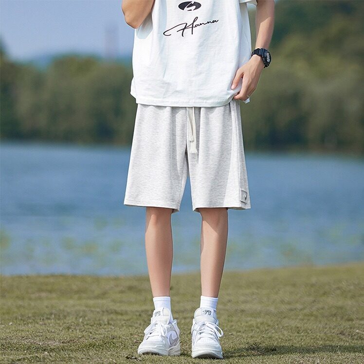 运动短裤男士夏季宽松休闲五分卫裤子2025新款青少年薄款外穿中裤,男装休闲裤,星座506A