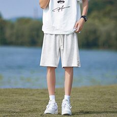 运动短裤男士夏季宽松休闲五分卫裤子2025新款青少年薄款外穿中裤，男装休闲裤，星座506A