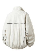 可二开机能防寒棉服M-5XL大码涤纶棉服男白底78176P138控198，男装棉衣，星座227-7