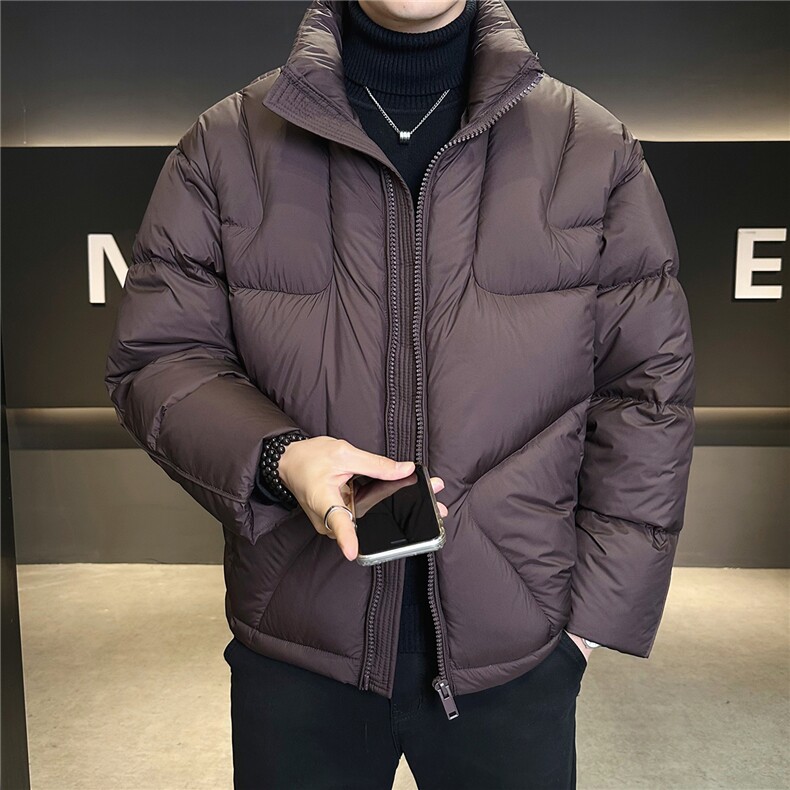 新标90绒云朵泡芙穿刺羽绒服男冬季2025新款A313-55803-P355,男装羽绒服,电商A313