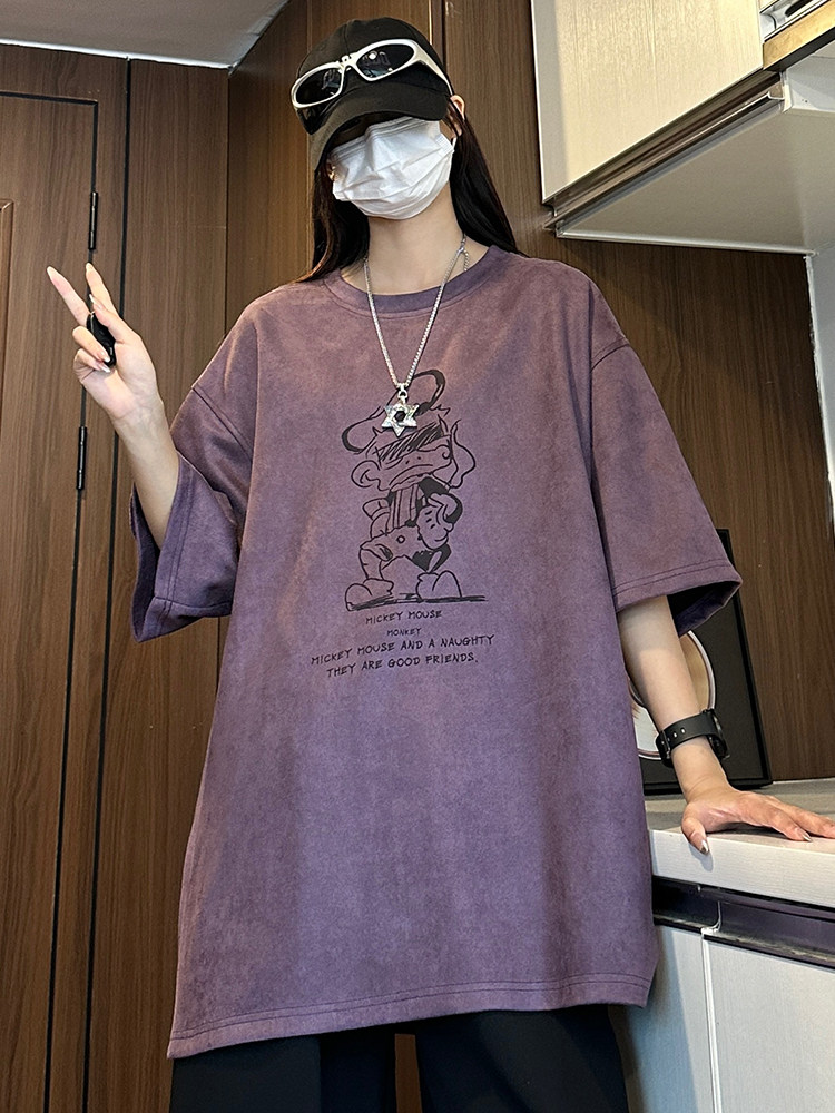 高转化复古重磅短袖t恤男新美式潮牌流X416B-1-DY3021-特P25限39,男装T恤,星座416B-1
