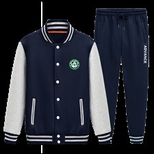 秋季新款棒球服卫衣套装大码宽松两件套XZ102A-4-8652-P95，男装休闲套装，星座211-2