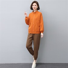 2022年秋季新款时尚套装女休闲气质减龄韩版宽松显瘦卫衣两件套装，女装套装/套裙，忆绮罗