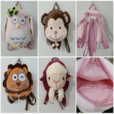 零残率毛绒玩具 防走失儿童动物造型包