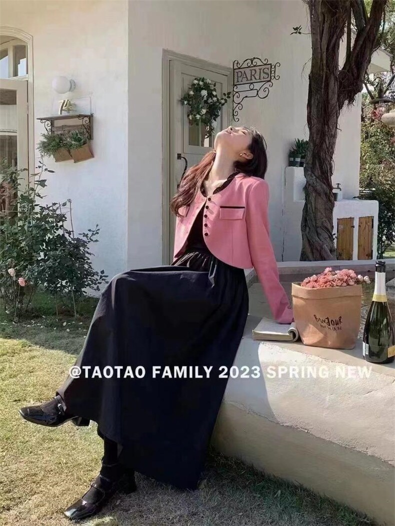 小香风套裙，三色，三码，其它，依柏璐(1F)