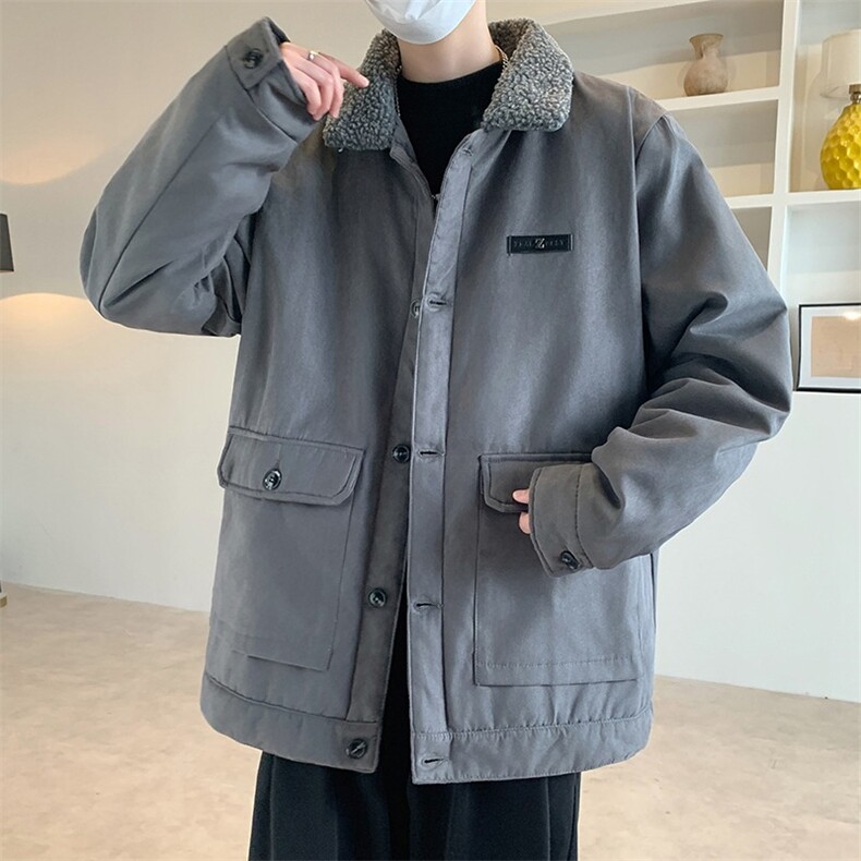 秋外套男年新款衬衫式夹克男春秋款宽松高级感褂子上衣HH2582P88,男装夹克,星座1013-5