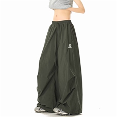 美式户外机能速干伞兵休闲裤夏季宽松阔腿潮牌工装徒步运动裤子，女装休闲裤，星座1210-1